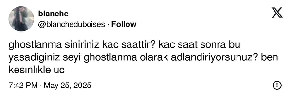 Peki ghostingin bir sınırı var mı?