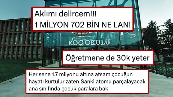Anaokulu Fiyatı 1 Milyon 702 Bin 800 TL! Koç Okulu’nun Yeni Dönem Fiyatları Sosyal Medyada Gündem Oldu