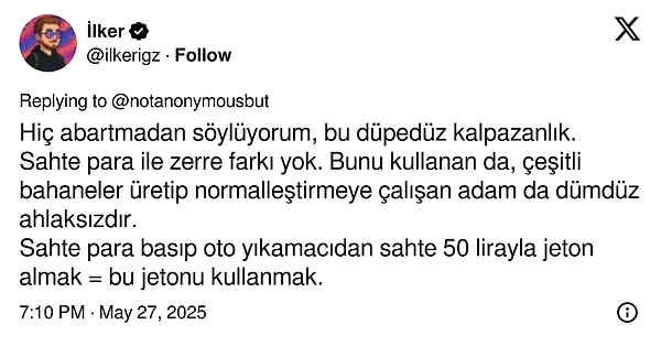 Tabii bunun kalpazanlık olduğunu söyleyen de var.
