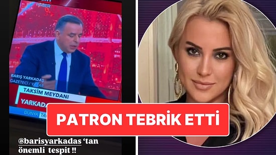 TGRT’de Yorumculuk Yapan Barış Yarkadaş Kanal Patronunun Tebriğini Instagram Hesabında Paylaştı