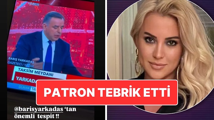 TGRT’de Yorumculuk Yapan Barış Yarkadaş Kanal Patronunun Tebriğini Instagram Hesabında Paylaştı