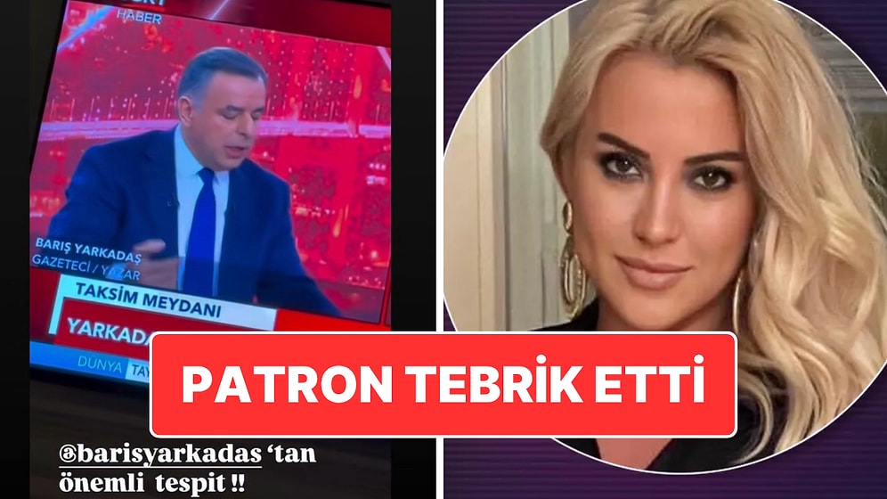 TGRT’de Yorumculuk Yapan Barış Yarkadaş Kanal Patronunun Tebriğini Instagram Hesabında Paylaştı