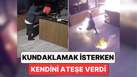 Avustralya'da Bir Restoranı Kundaklamaya Çalışan Şahıs Panik Yapınca Kendisini Yaktı