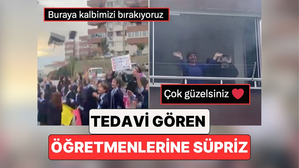 Minik Öğrencilerin Kanser Tedavisi Gören Öğretmenlerine Yaptıkları Sürpriz Kalpleri Isıttı