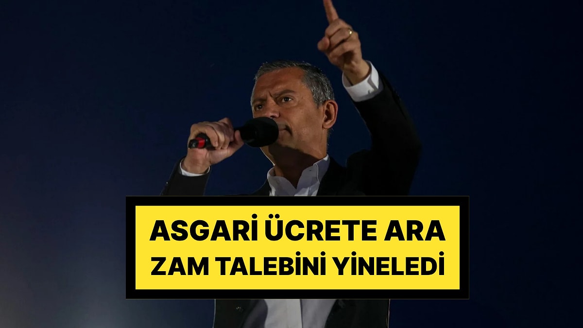 Bir Sonraki Mitingin Adresini Açıklayan Özgür Özel, Asgari Ücrete Ara Zam Talebini Yineledi