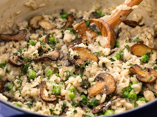 Mantar Risotto Görseli
