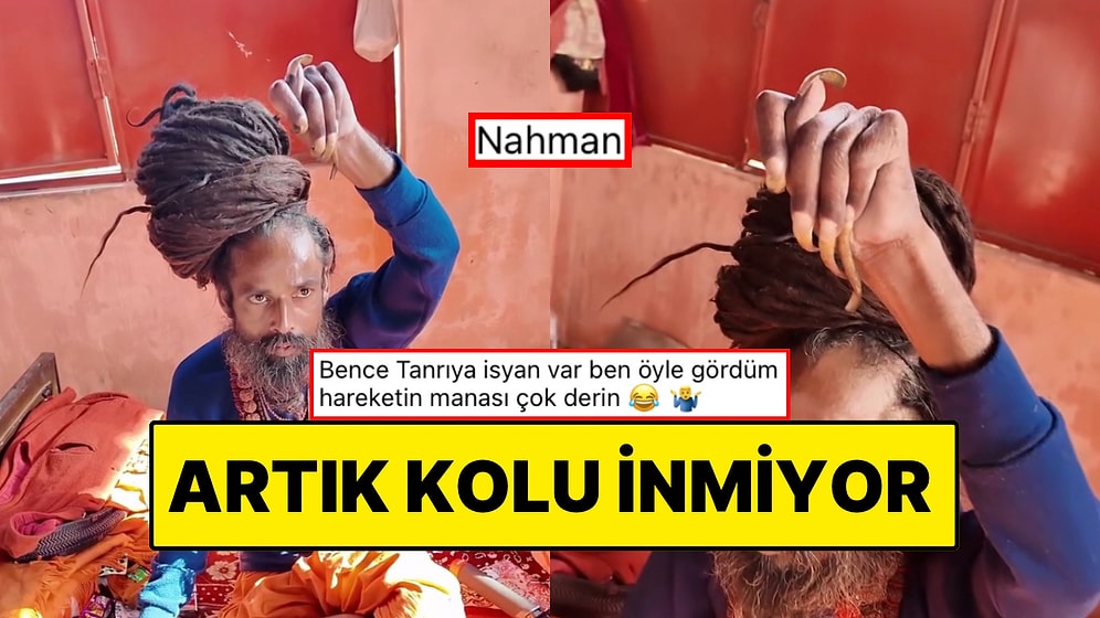 Hindistan’da 5 Yıldır Kolunu Havada Tutarak Tanrıya Adayan Adam: Artık Duyularını Kaybetti