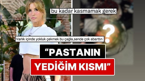 Bir Avuçluk Kahvaltısıyla Tepki Çeken Çağla Şıkel'in Kilosunu Korumak İçin Pastadan Aldığı Pay Gündem Oldu!