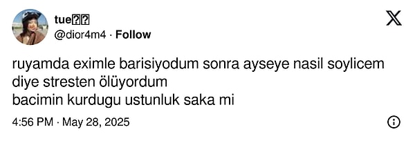 Şöyle bir dominasyon...