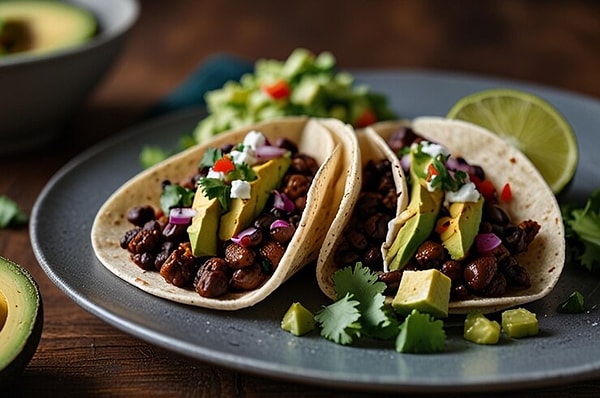 8. Siyah Fasulyeli Taco