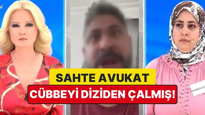 Müge Anlı'da Kendini "Avukatım" Diye Tanıtan Dolandırıcının Cübbeyi Dizi Setinden Çaldığı Ortaya Çıktı!