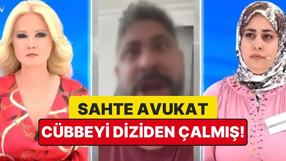 Müge Anlı'da Kendini "Avukatım" Diye Tanıtan Dolandırıcının Cübbeyi Dizi Setinden Çaldığı Ortaya Çıktı!