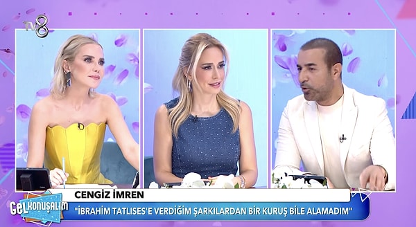 Cengiz İmren, yıllar sonra TV8’de yayınlanan Gel Konuşalım programına konuk oldu ve çarpıcı açıklamalarda bulundu. Görseli