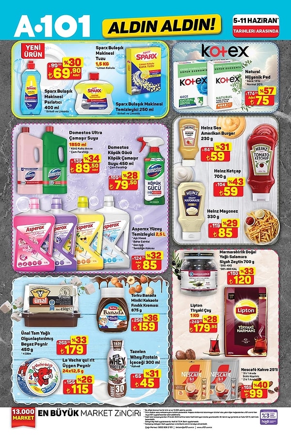 Gıda ve hijyen ürünleri