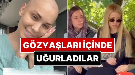 Merve Özbey ve Derya Uluğ 39 Yaşında Kansere Yenik Düşen Dostları Şimal'e Gözyaşları İçinde Veda Etti