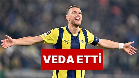 Fenerbahçe'nin Tecrübeli Yıldızı Edin Dzeko Kulübe Veda Etti