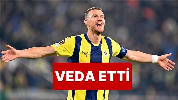 Edin Dzeko, Fenerbahçe'den ayrıldı. Dzeko, duygusal bir mesajla sarı lacivertli kulübe veda etti.
