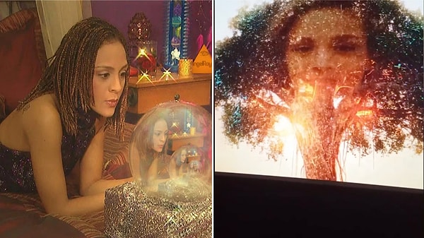 Defne Joy Foster'ın Sihirli Annem'deki sahnesi ortaya çıktı. Görseli