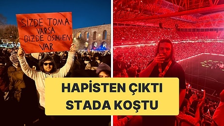 “Sizde TOMA Varsa Bizde Osimhen Var” Diyen Berke Silivri'den Çıktı Galatasaray Maçına Gitti