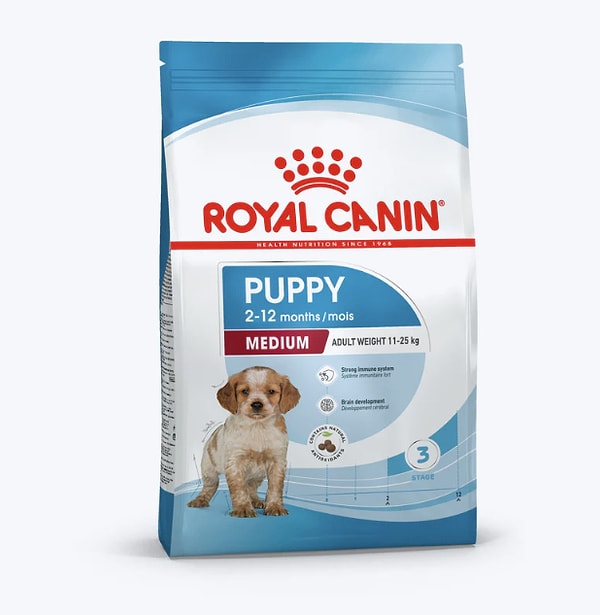 6. Royal Canin Orta Irk Yavru Köpek Maması