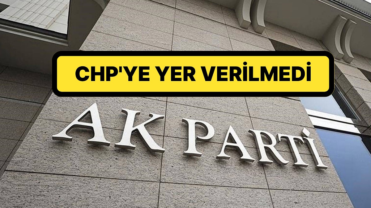 AKP&apos;nin Bayramlaşma Programı Belli Oldu: Listede CHP&apos;ye Yer Verilmedi