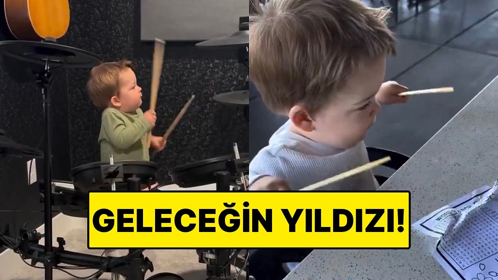 Minik Bateristin Doğuştan Gelen Ritim Yeteneği Karşısında Mest Olduk!