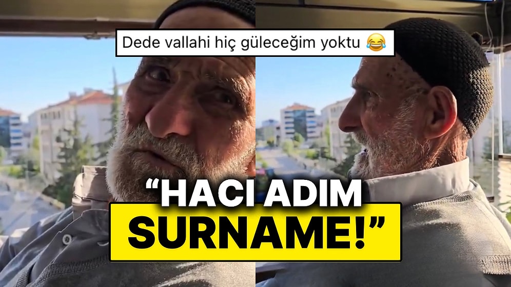 Hacca Giden Dede Kontrollerde Adının “Surname” Olarak Değiştirildiğini Zannetti