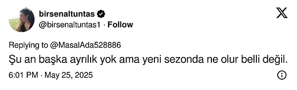 İşte o tweet: