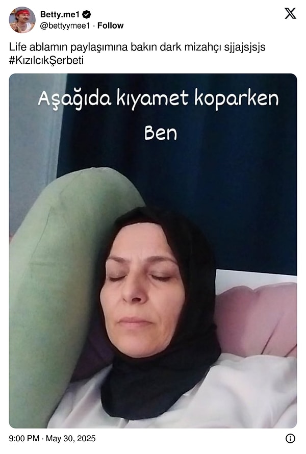 Hayat abla da goygoya vuruyor artık 😂