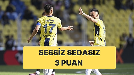 Fenerbahçe, Taraftarın İlgi Göstermediği Maçta Konyaspor'u 2-1 Yendi
