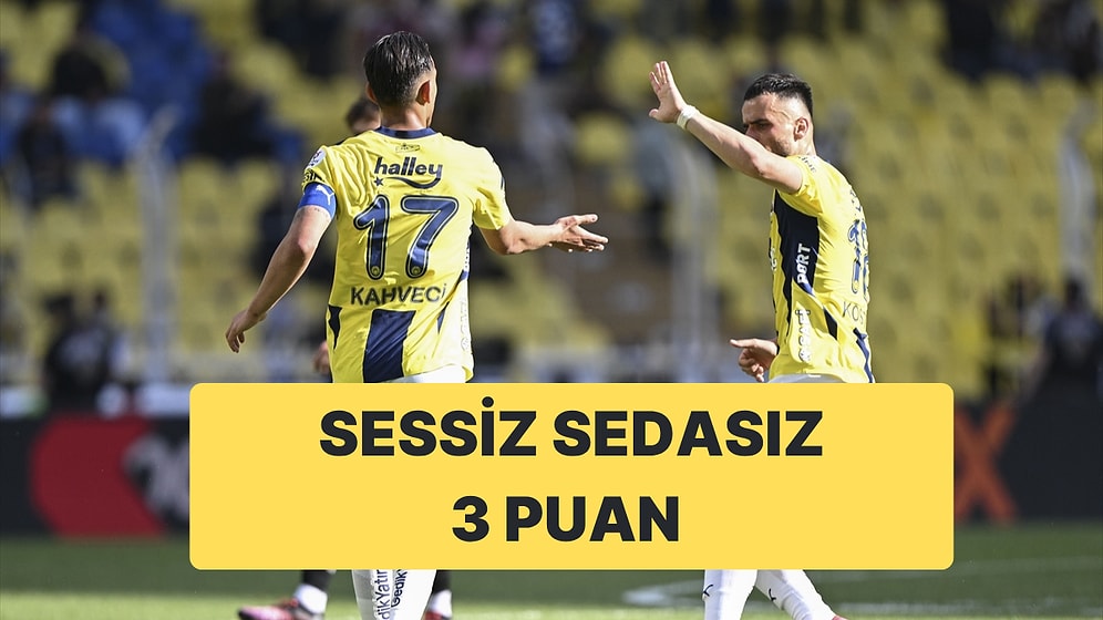Fenerbahçe, Taraftarın İlgi Göstermediği Maçta Konyaspor'u 2-1 Yendi