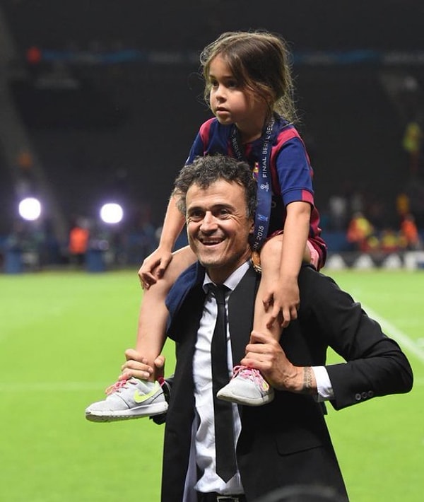 Xana hep Luis Enrique ile... Görseli