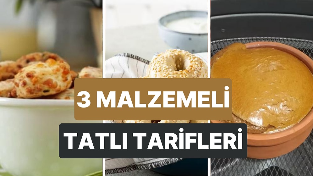 Airfryer'da Sadece 3 Malzemeyle Yapabileceğin Tatlı Tarifleri