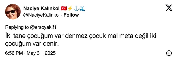 Ersoy, yaptığı açıklamalar sonrasında kendisine Twitter’dan gelen bazı yorumları da RT’ledi. 👇