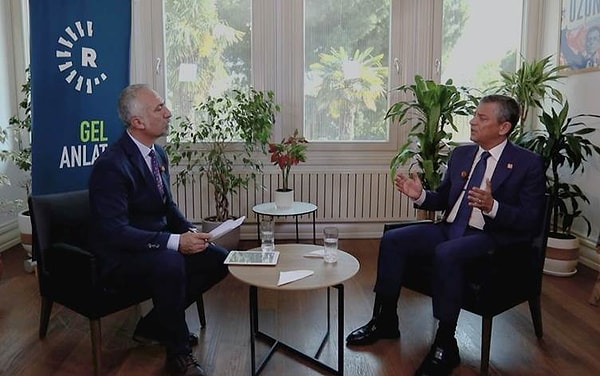 Özgür Özel röportajı şu sözlerle tamamladı.