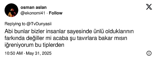 Afra Saraçoğlu'nun röportaj verdiği anlardaki tavırlarıysa kullanıcılardan tepki gördü: