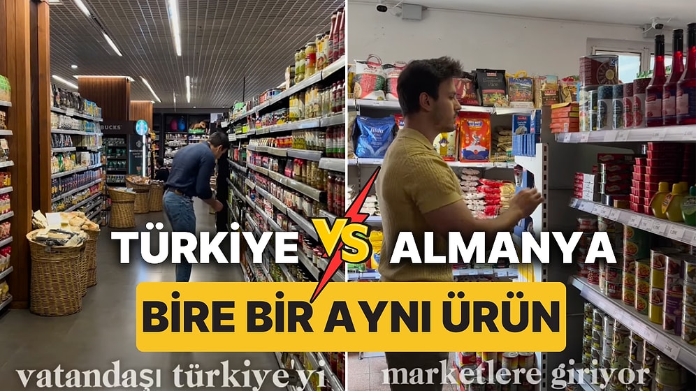 Türkiye'de Üretilen Ürünlerin Türkiye'deki ve Almanya'daki Satış Fiyatı Sizi Düşündürecek