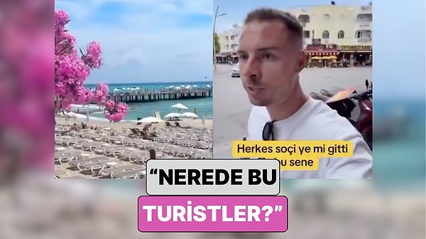 Ülkemize Gelen Rus Turistler Sezon Açılmasına Rağmen Plajların Boş Olması Karşısında Şaşkınlıklarını Paylaştı