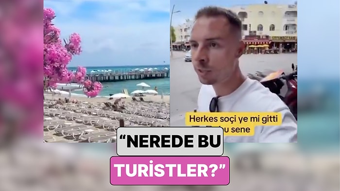Ülkemize Gelen Rus Turistler Sezon Açılmasına Rağmen Plajların Boş Olması Karşısında Şaşkınlıklarını Paylaştı