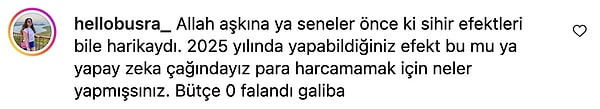 Hem filme gidenler hem de o anları sosyal medyadan izleyenlerin büyük bir kısmı sahneyi "kalitesiz" olarak değerlendirip tepki gösterdi.
