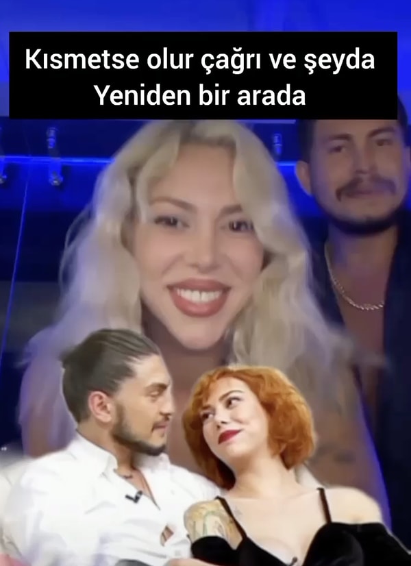 Şeydanur yarışmadaki birliktelikleriyle sıkça adlarından söz ettiren Çağrı'yla bir araya geldi.