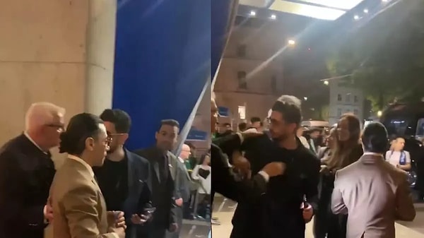 Nusret de kutlamaya katılmak istedi. Görseli
