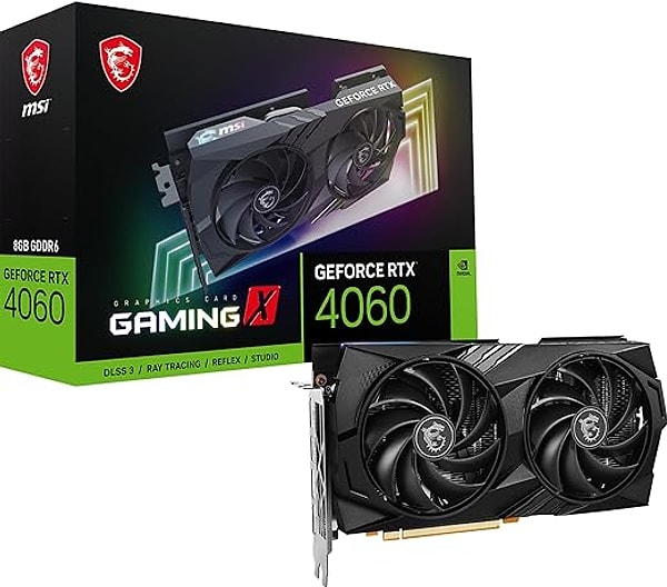 MSI GeForce RTX 4060 Gaming X 8GB Ekran Kartı