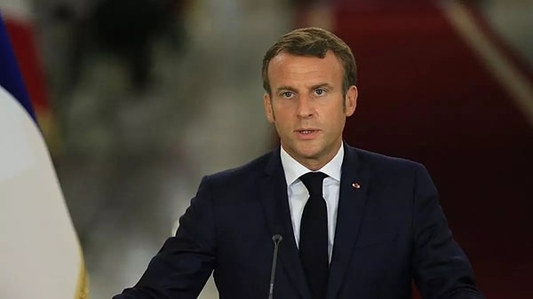 Macron, mağdur esnafı düşündüğünü söyledi.