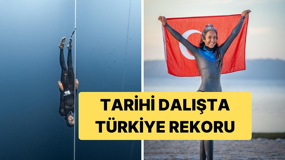 Alice Ellialtıoğlu’ndan Tarihi Dalış Türkiye Rekoru Getirdi