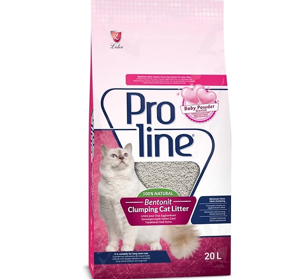 ProLine Bebek Pudra Kokulu Topaklanan Kedi Kumu
