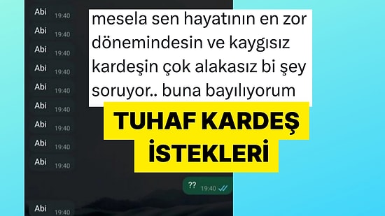 Olur Olmaz Yerlerde Darlayan Kardeşlerini Paylaşarak Güldüren Kişiler