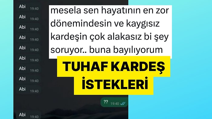 Olur Olmaz Yerlerde Darlayan Kardeşlerini Paylaşarak Güldüren Kişiler