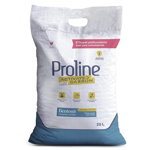 Proline Aktif Karbonlu Kedi Kumu Görseli