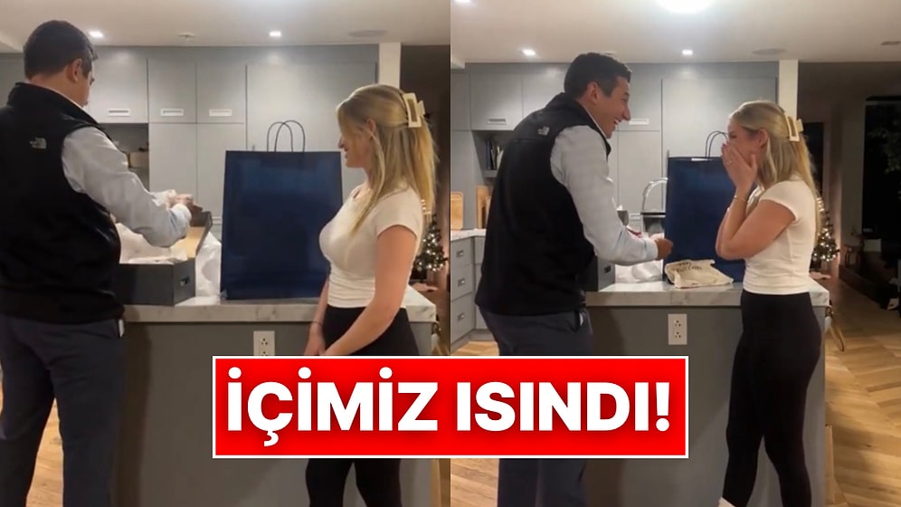 Baba Kıyafeti Diye Dalga Geçtikleri Kıyafetleri Alarak Eşine Hamilelik Sürprizi Yaptı!